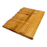 HG Spruce Brown Treated Feather Edge Boards 150x16x to 6mmx1.8m