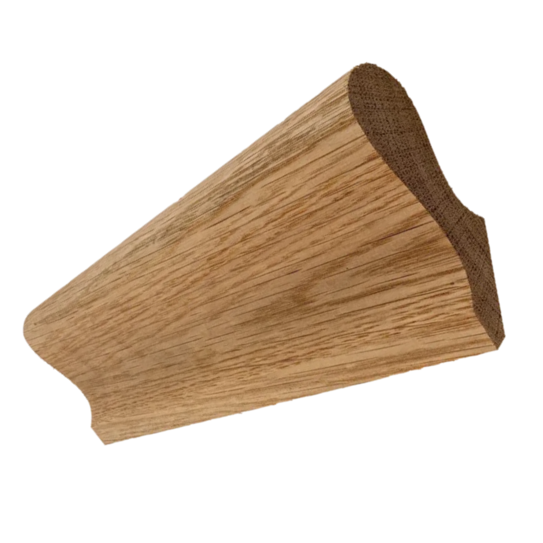 Webshop images (2) Oak Pigs Ear Handrail 33x95x4.2m - Image 1