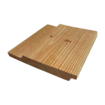 Air Dried British Larch - Ex 25 x 150mm x 3.6m - MHS 6620 shiplap - horizontal application CoC Certified Available