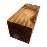 HG Spruce Brown Treated Square Fencepost 150x150x3.0