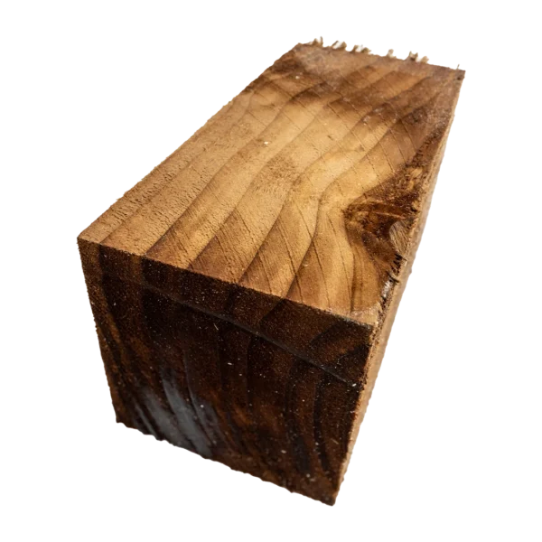 HG Spruce Brown Treated Square Fencepost 150x150x2.4 - Image 1