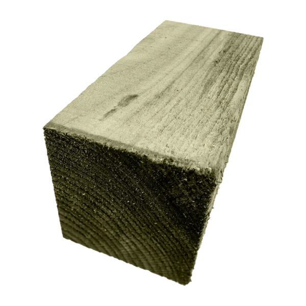HG Spruce Green Treated Square Fencepost 150x150x2.4 - Image 1