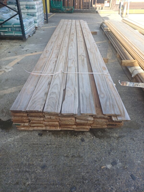 25 x 150 4.8m Abodo Thermowood Pine Channel Lining MHS 6690 fin 20 x 140 (121 face) - Image 3