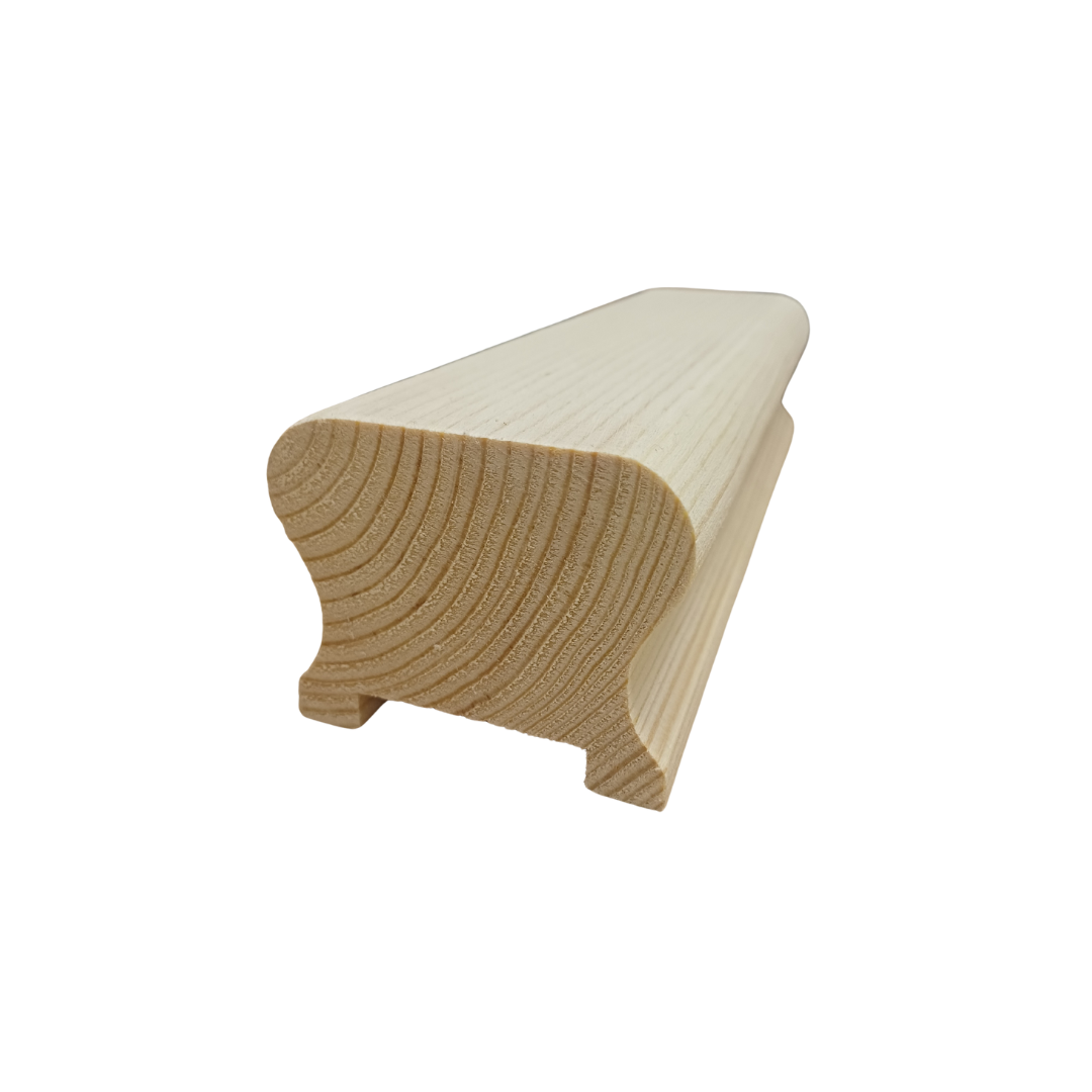 Redwood Handrail 56mm x 70mm x 4.2m Redwood Handrail 56mm x 70mm x 4.2m Length - Image 1