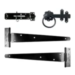18" Side Gate Kit Ring Black