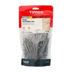 75 x 3.75mm Round Wire Nails Bright - Image 2