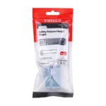 6" (150mm) Safety Hasp & Staple Zinc - Image 2