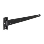 10" (250mm) Medium Tee Hinge Pair Black