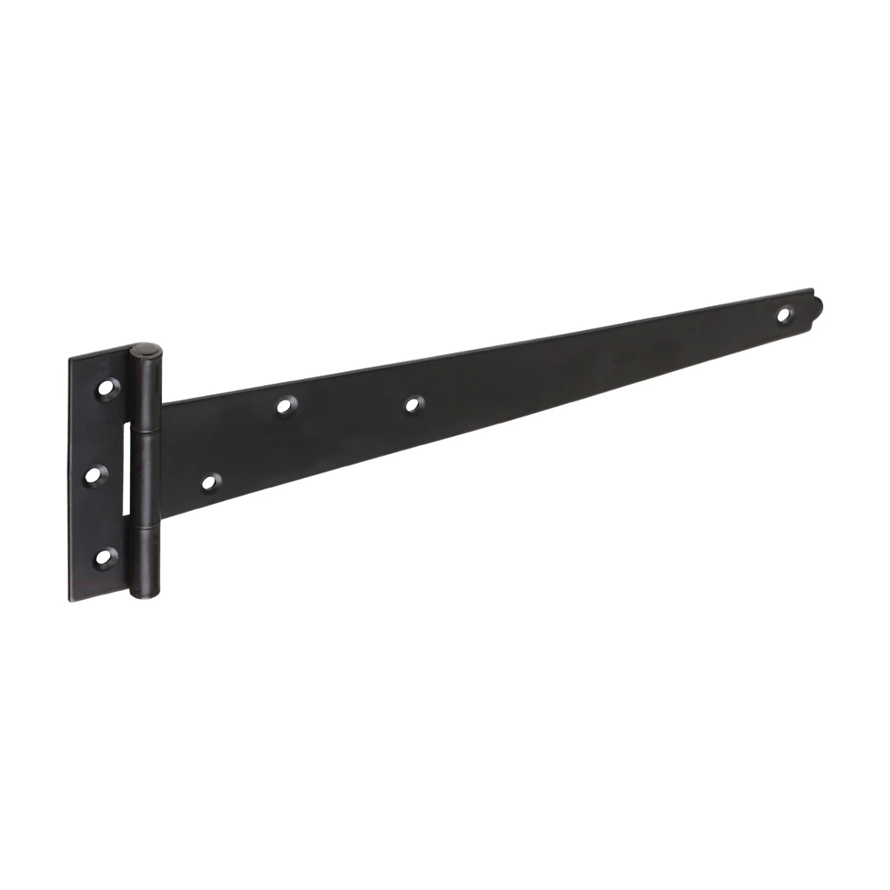 MTH10B_w1 10" (250mm) Medium Tee Hinge Pair Black - Image 1