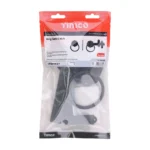 6" (150mm) Ring Gate Latch Plain Black - Image 2