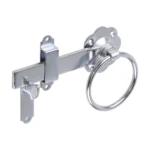 6" (150mm) Ring Gate Latch Plain Zinc