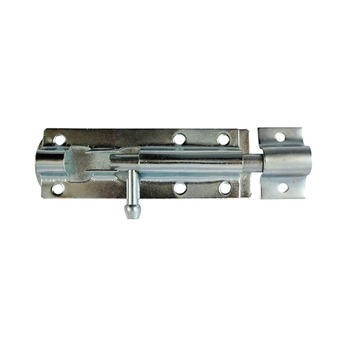 TBS8ZP_w1 8" (200mm) Straight Tower Bolt Zinc - Image 1