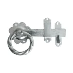 6" (150mm) Twisted Ring Gate Latch HDG