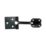 4" (100mm) Wire Pattern Hasp & Staple Black