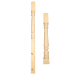 Redwood Turned Newel Post (No Cap) – 90mm x 90mm x 1475mm - Image 2