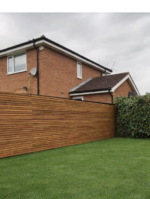 20mm X 45mm X 3.6m Finished Size - Scandinavian Redwood Tanatone (Brown) Treated Fence Slat (Pack of 20) - Image 2