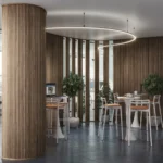Flexi Half Round Panel Walnut - 300 x 2.4m - 2 panels per pack - Image 5