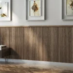 Flexi Half Round Panel Walnut - 300 x 2.4m - 2 panels per pack - Image 2