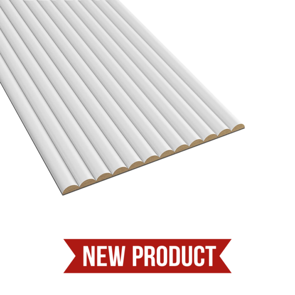 Flexi White Primed Half Round Panel 300 x 2.4m – 2 panels per pack – M ...