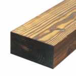 Charred, Brushed and Brown Treated sleepers 95 X 195 x 2.4m - Image 2